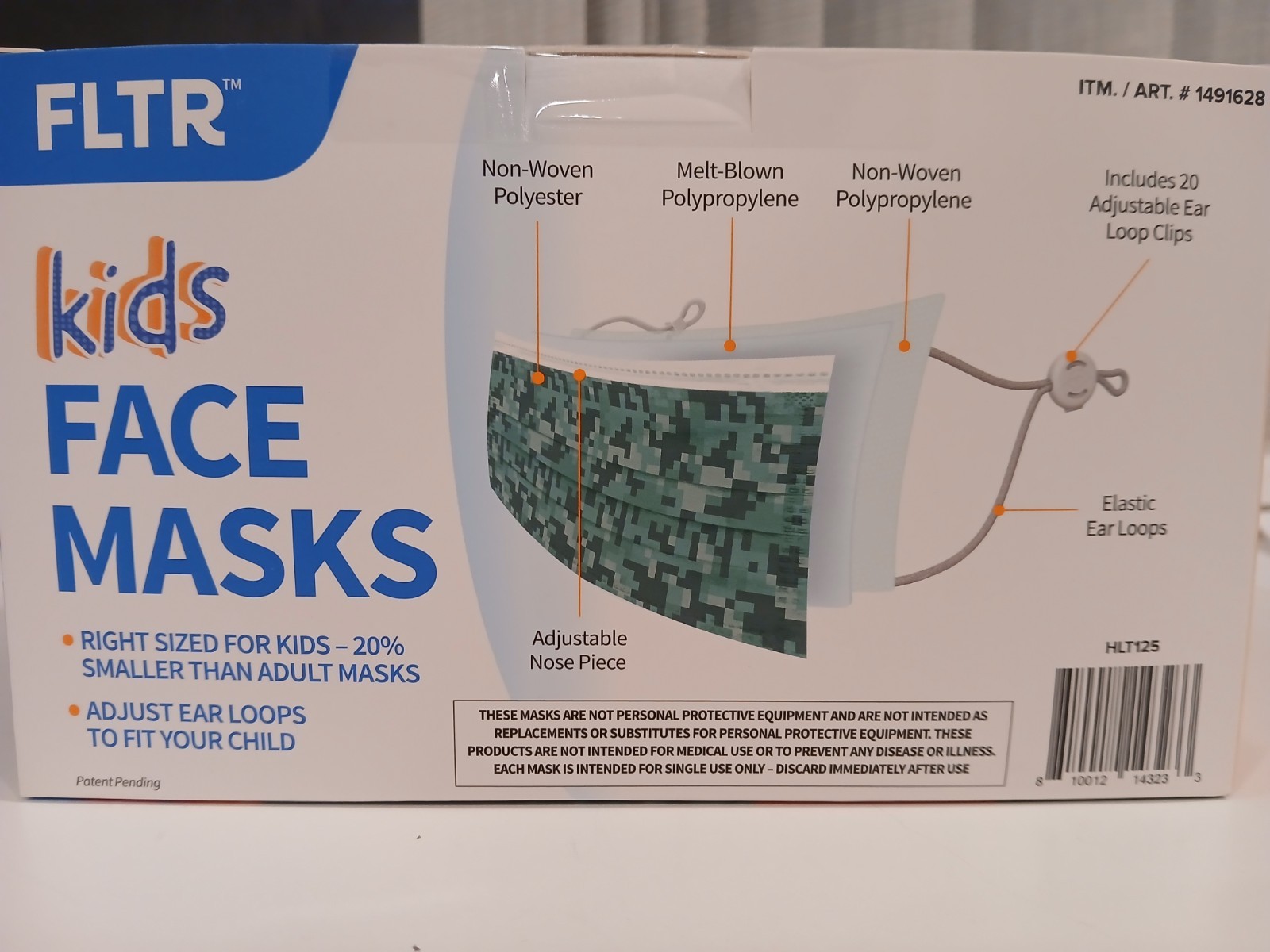 FLTR Kids Face Mask 50 Masks – New