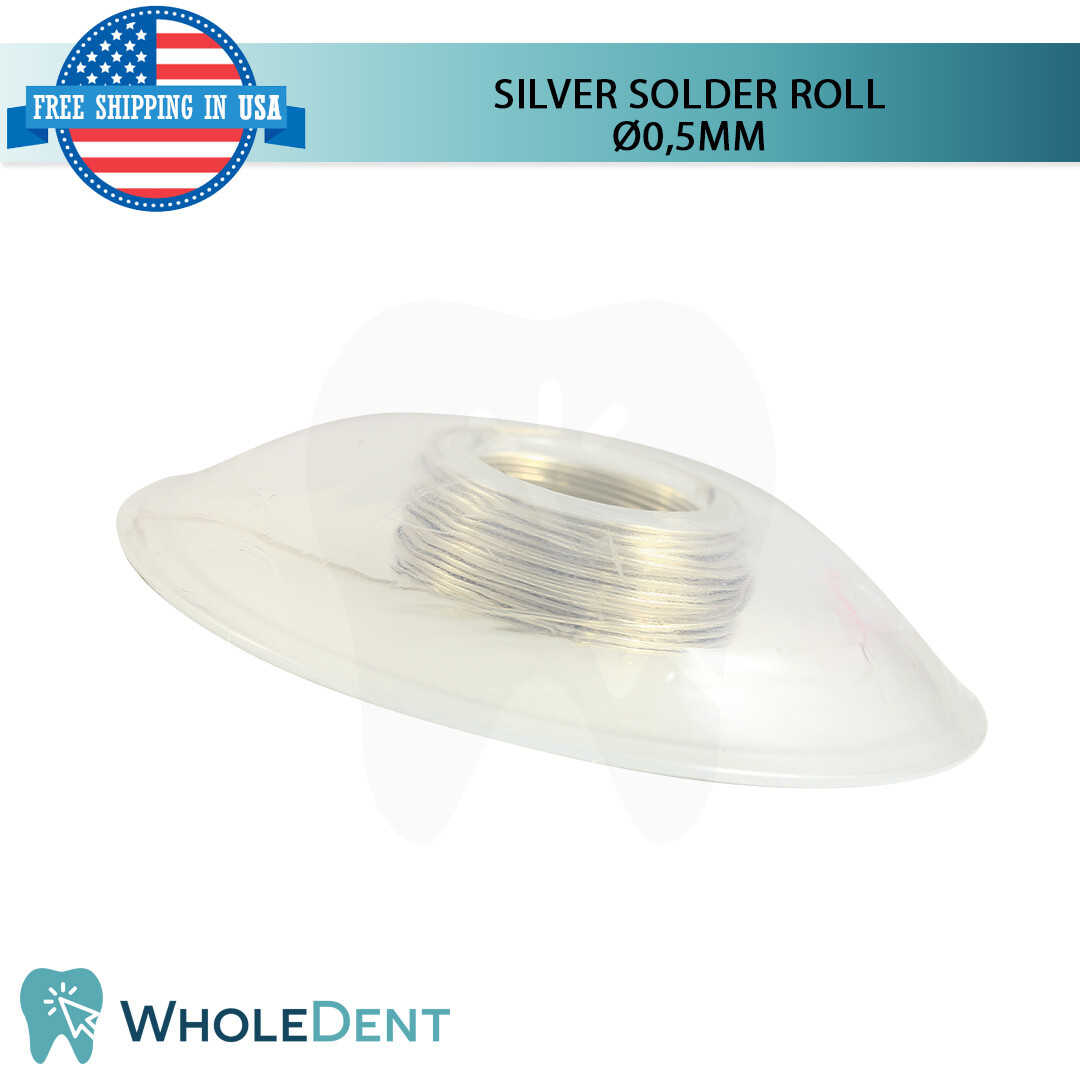 Orthodontic Dental Universal Silver Solder Roll Ø0.5mm Wire Morelli 5m/19g