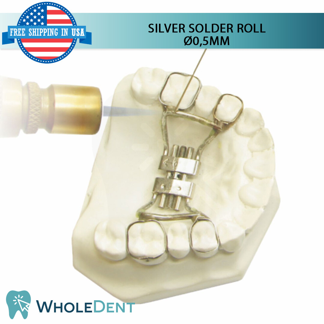 Orthodontic Dental Universal Silver Solder Roll Ø0.5mm Wire Morelli 5m/19g