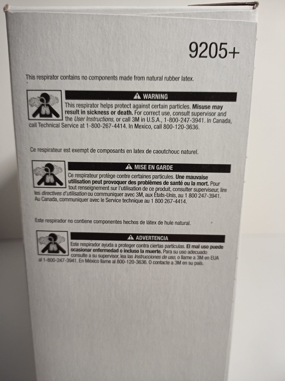 3M Aura 9205+ N95 NIOSH Approved Particulate Respirator Face Mask (20 Pack) New