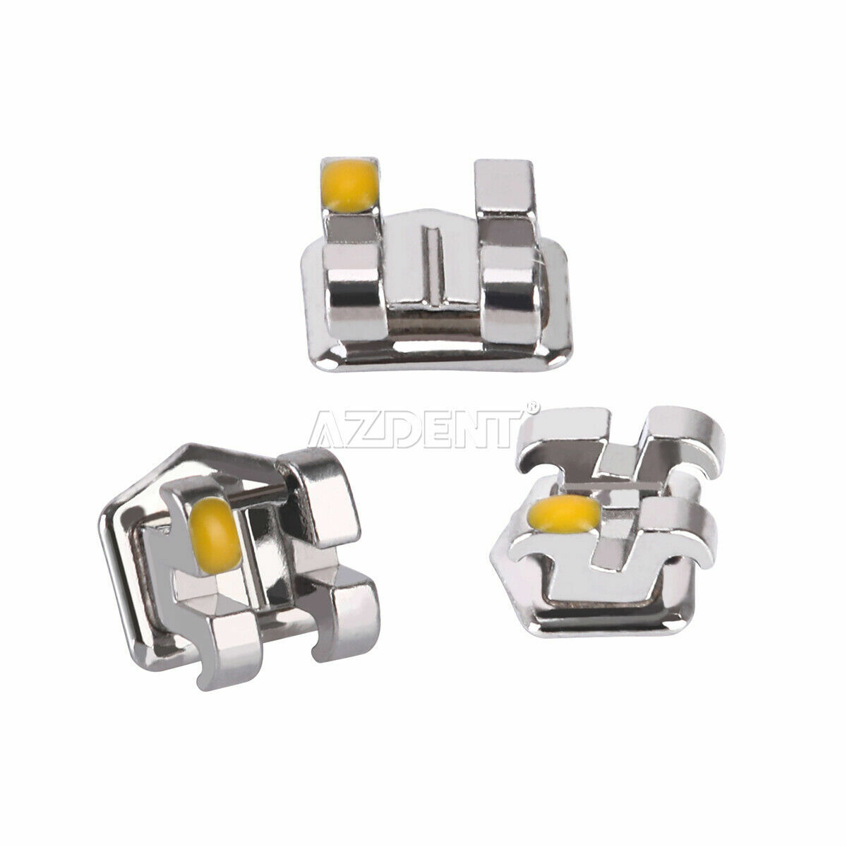 10packs AZDENT Dental Braces Brackets Mini/Standard MBT/Roth 022/018 Hooks 3 4 5