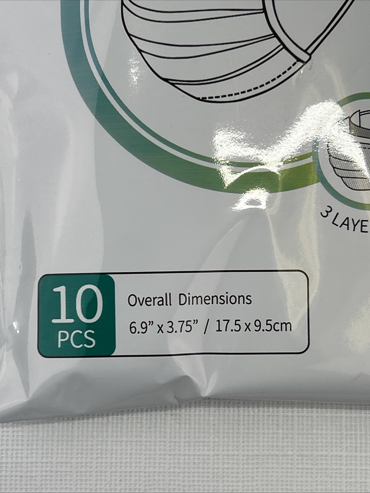 KiBreez Disposable Face Mask Lot of 100 PCS (10-10 packs) 3 Layers SEALED NIP