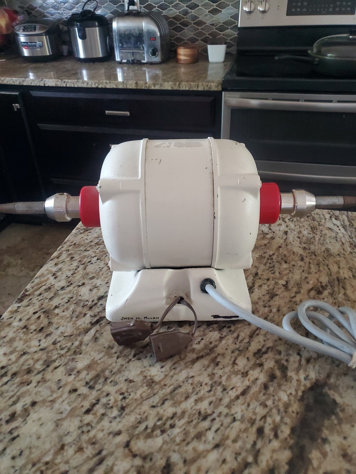 Handler Red Wing Polishing Lathe Model 26A 1/4 HP 1725/3450 RPM