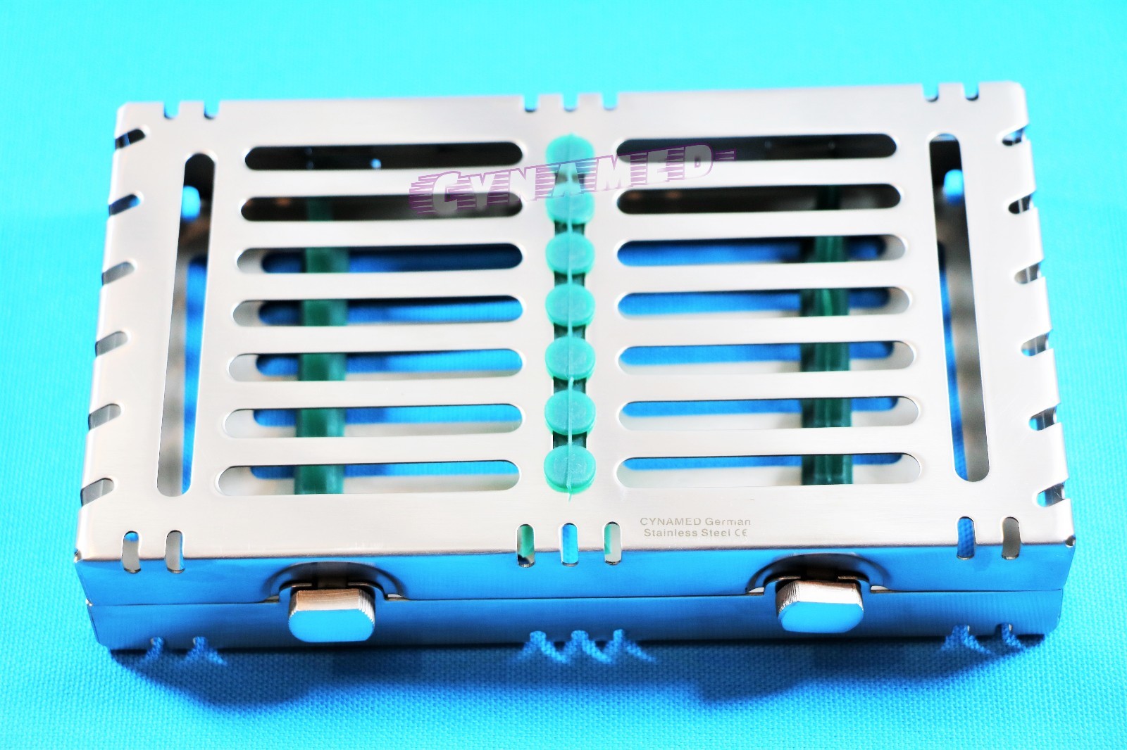 5PCS STERILIZATION CASSETTE FOR 7 INSTRUMENTS GERMAN PREMIUM 2 BUTTON DETACHABLE