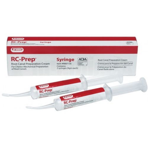 Premier Dental 9007135 RC Prep Root Canal Preparation Cream Syringes 2/Pk 9gm