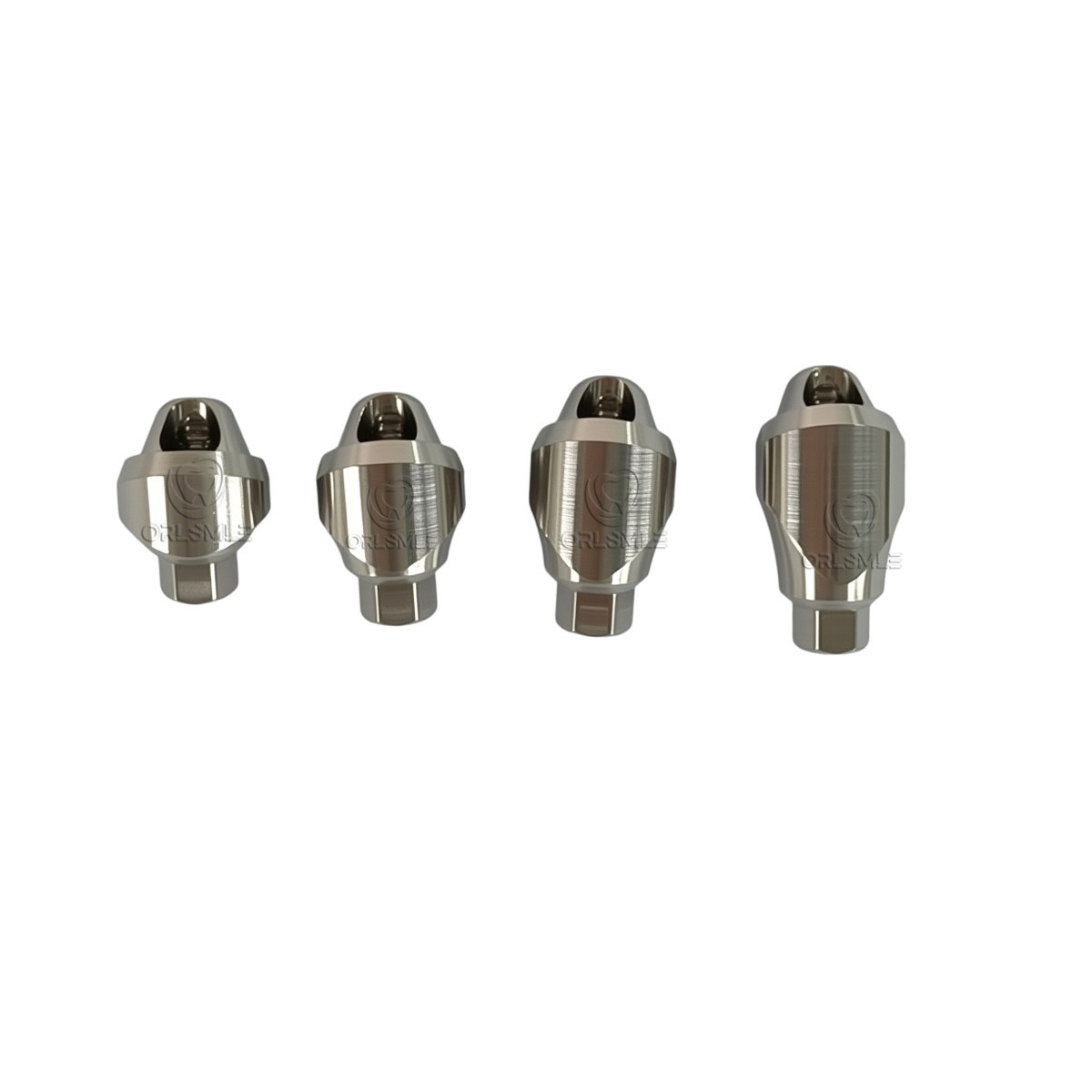 3 pcs Multi unit Angled abutment fit to MIS Seven platform D4.8