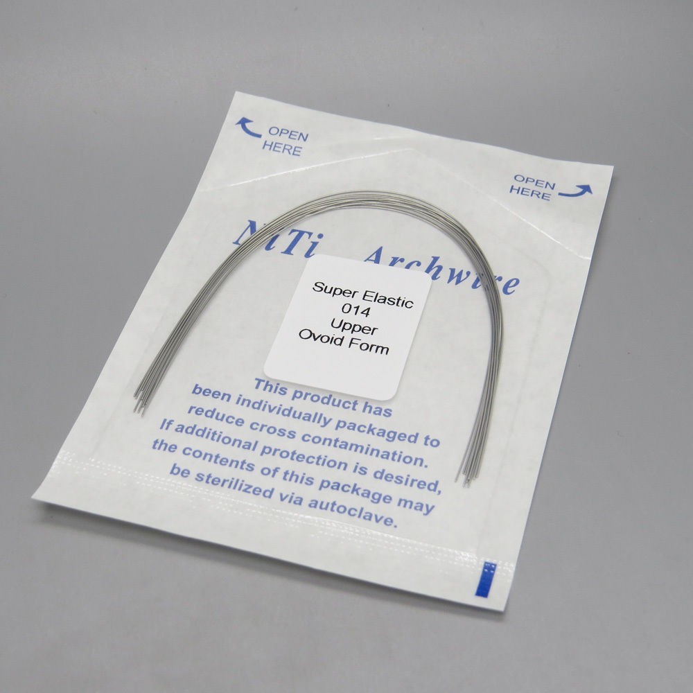 Dental Orthodontic Ligature Ties Elastics Rubber Bands /Round Niti Archwire