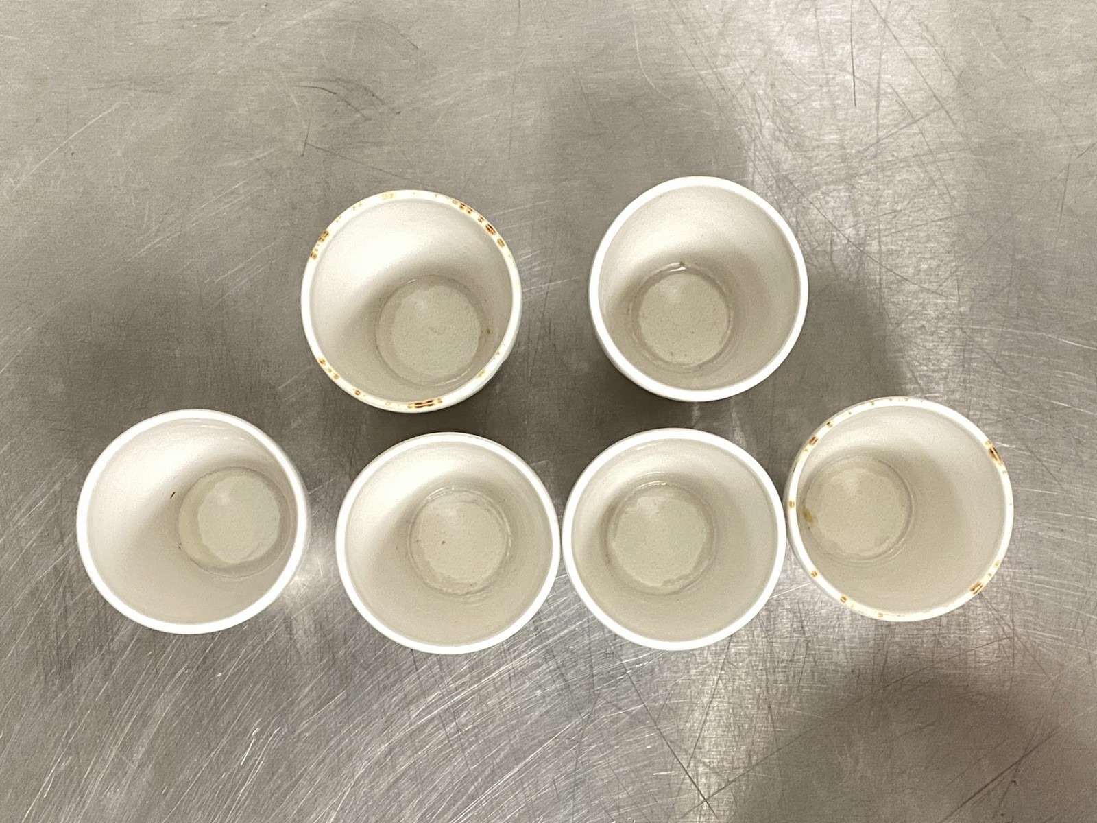 Lot of 6 CoorsTek 60528 Porcelain Crucibles Pre-owned