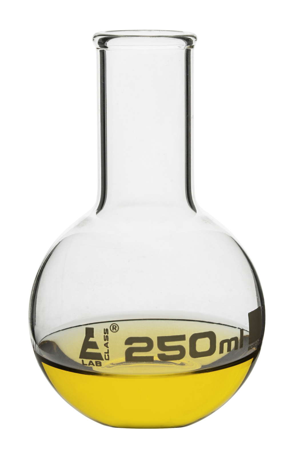 Eisco Labs 250ml Florence Boling Flask, Flat Bottom – Borosilicate Glass