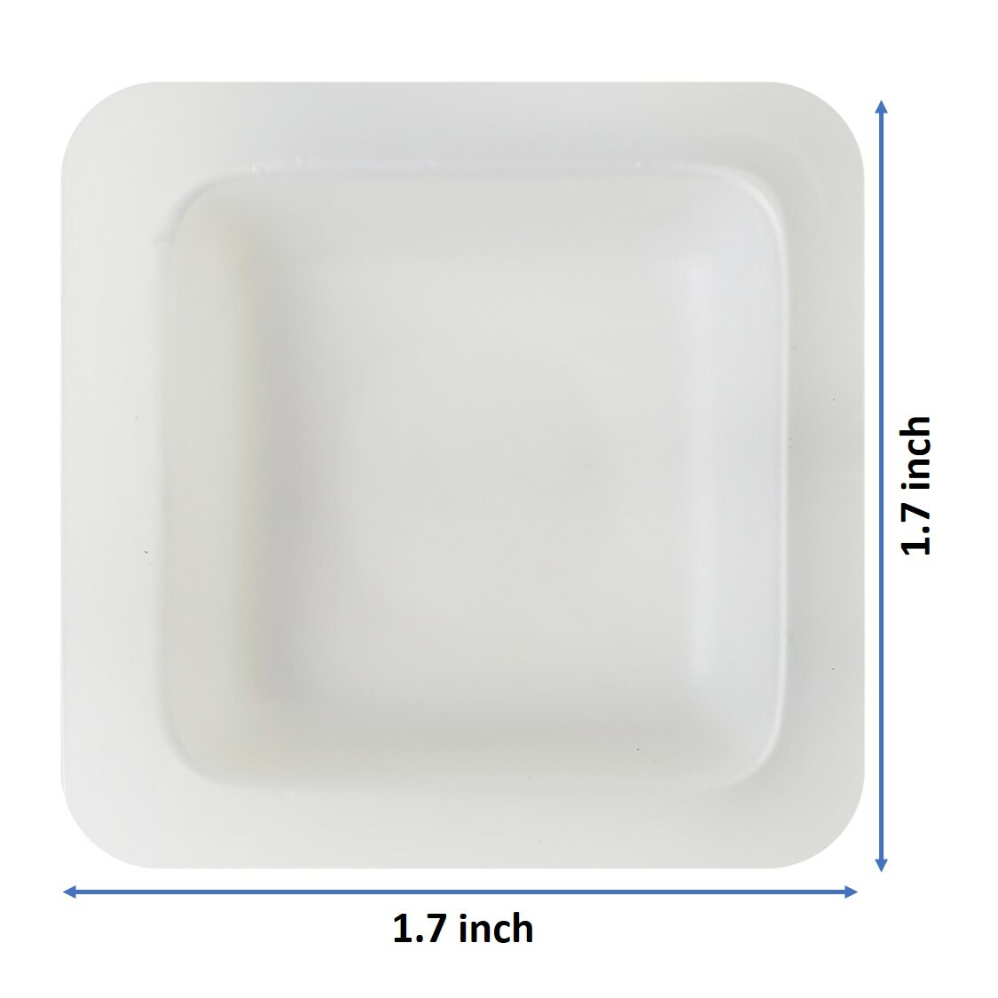 Small 1.7″ x 1.7″ Square Polystyrene Weigh Boats (160 pcs)