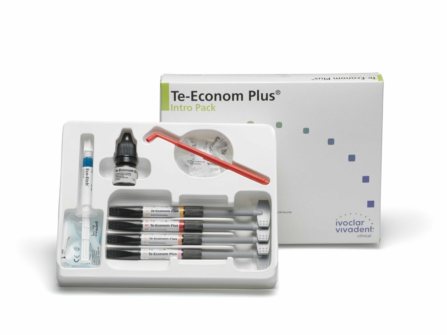 Ivoclar Vivadent Te Econom Plus Intro Light-Curing Radiopaque Composite Kit.!