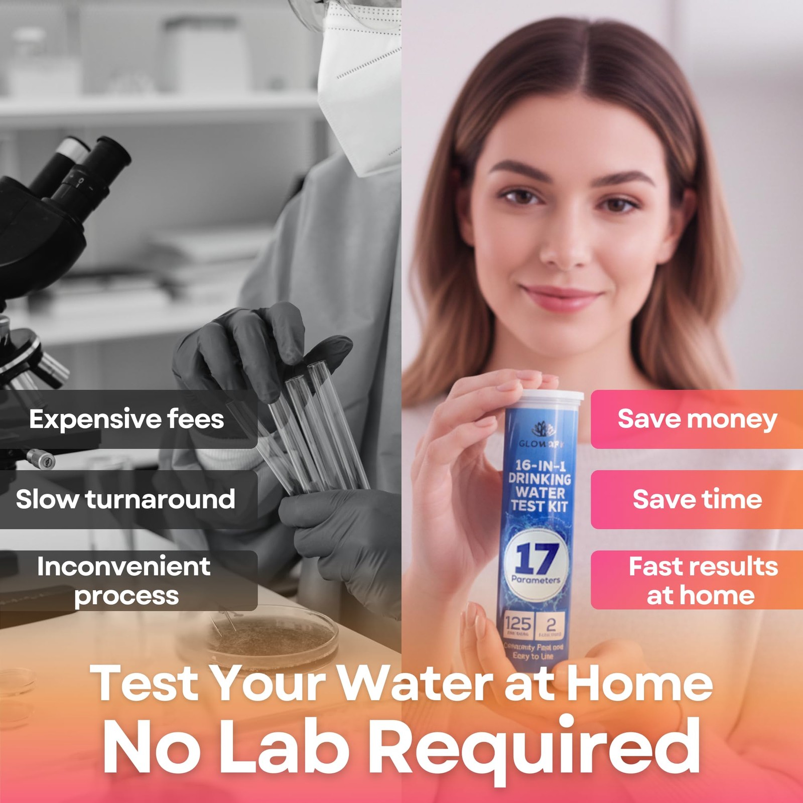 17-in-1 Drinking Water Test Kit -125 Parameters Tests Strips for Home, Tap…