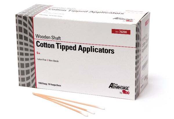 Pro Advantage 76200 Cotton Tipped Applicators 6″ Non-Sterile 1000/Bx