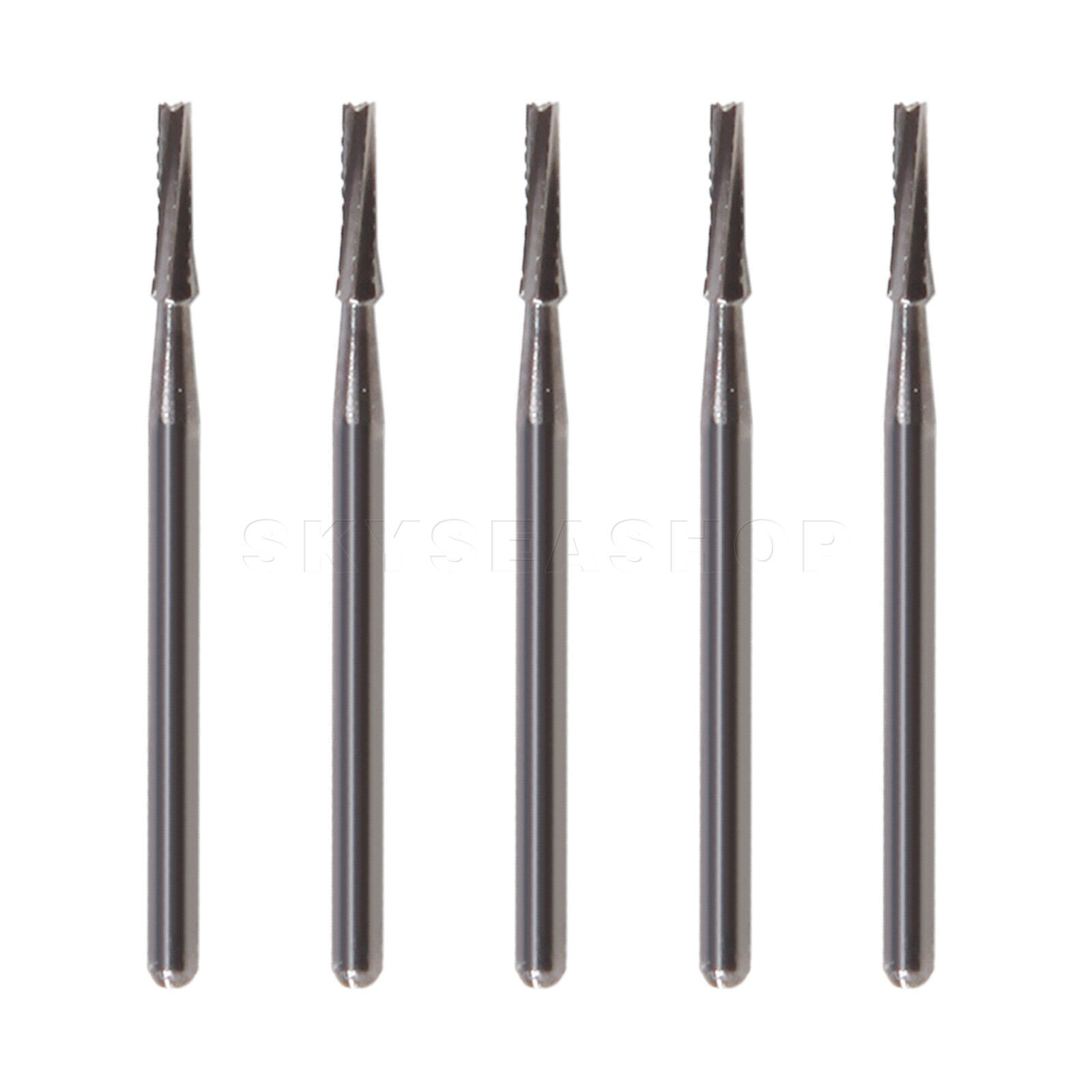 5PCS Carbide Surgical Burs FG 557L SURG 25mm Bur for High Speed Dental Handpiece