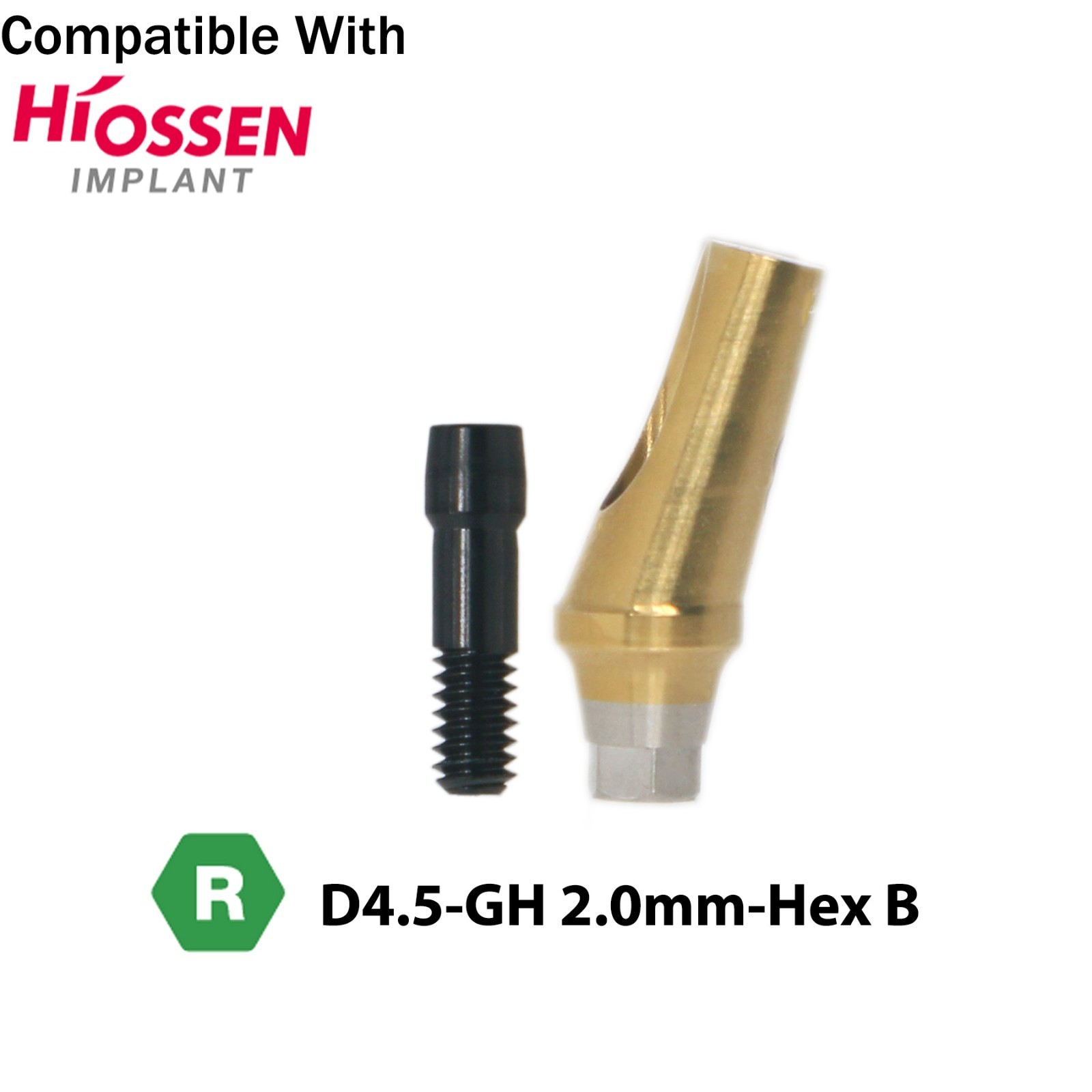 Dental 17° Angled Anatomic Abutment Mini /Regular Fit Hiossen Osstem TS Platform