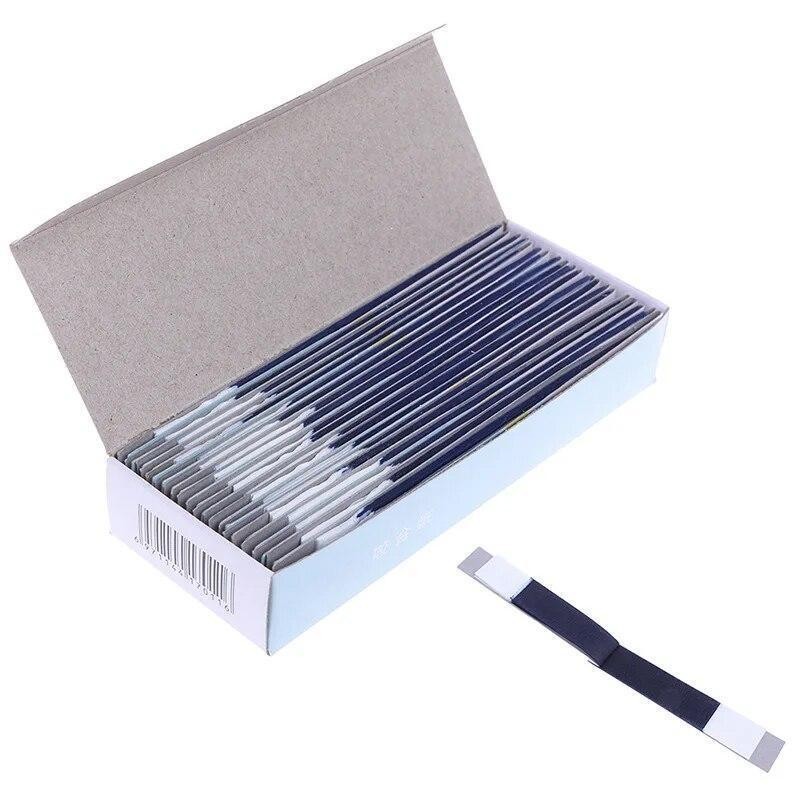 200 Sheets/Box Dental Articulating Paper Double Sided Teeth Care Blue/Red Strips