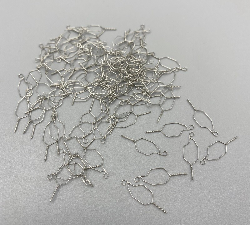 Dental SS Orthodontic Preformed Ligature Wire Kobayashi Tie Long Short Twisted