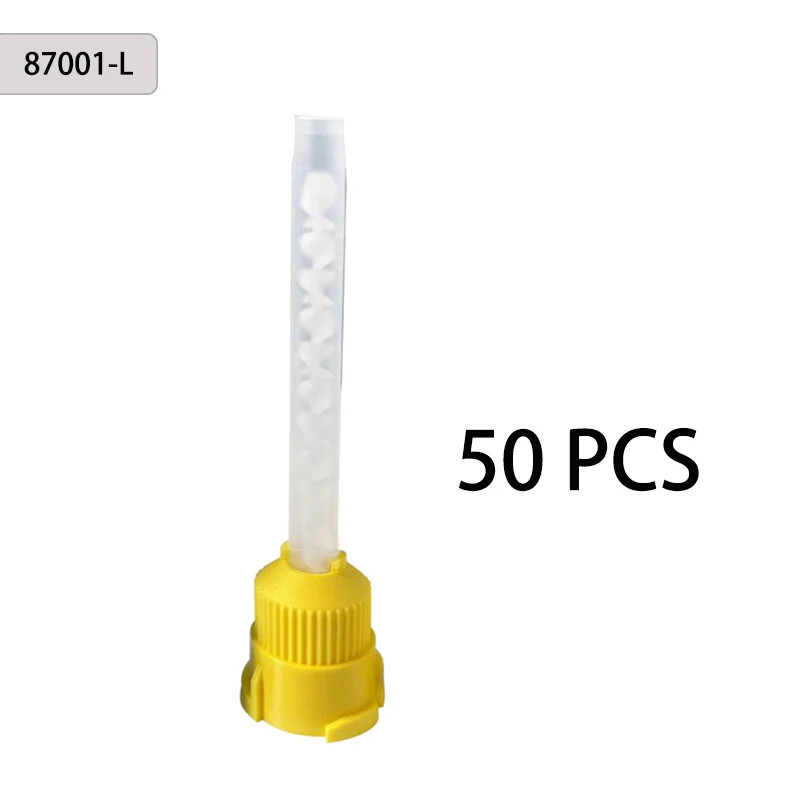 OneMed Dental Mixing Tips Impression HP Tips Yellow 5.0mm(1:1) 50Pcs/Bag