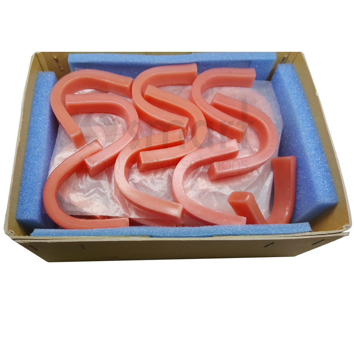 Lot x 2 Dental Lab Bite Block Rims Wax 50 pcs S-U-WAX UK Germany Hard pink