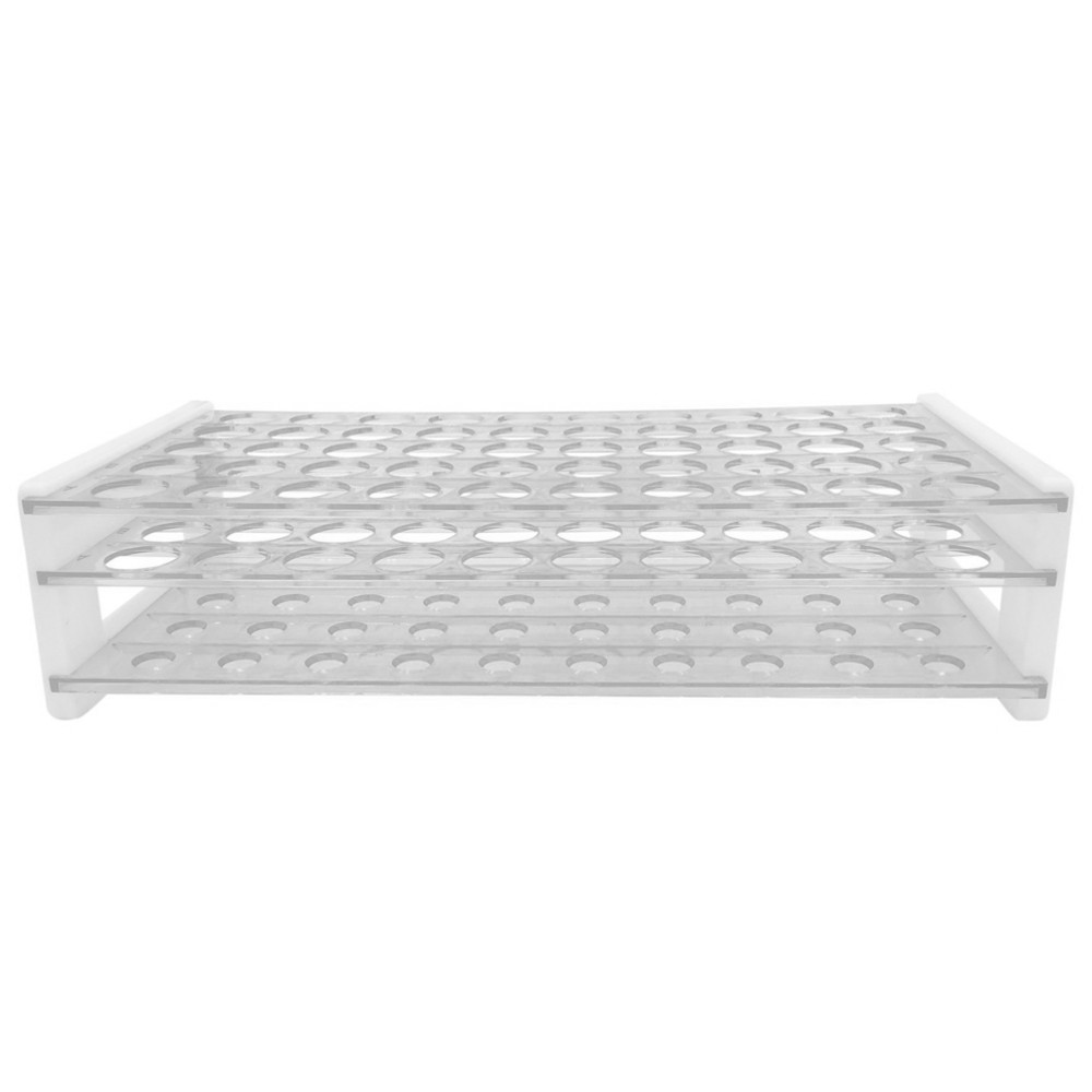 Test Tube Rack, Plastic, 12/13mm, 50 Holes, Karter Scientific 208V6 (Pack 20)