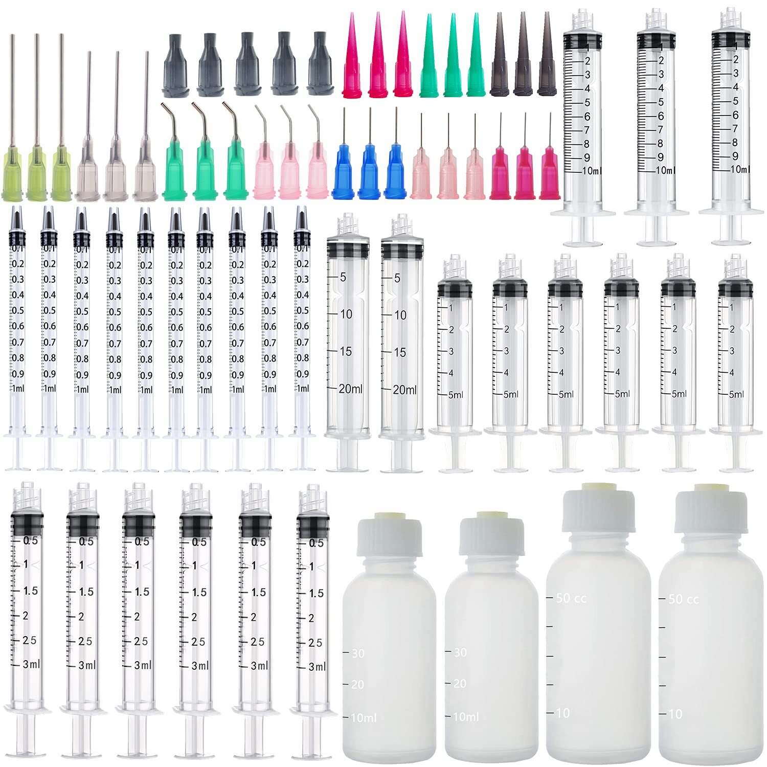 1ml, 3ml, 5ml, 10ml, 20ml Dispenser and 30ml+50ml Glue Bottle. 14ga, 16ga, 18…