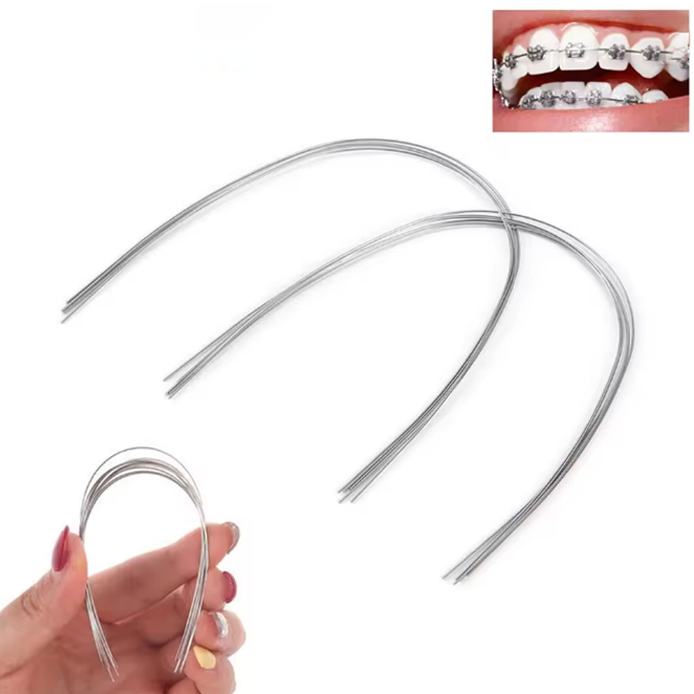 Dental Ortho Heat Thermal Activated Niti Rectangular Natural Form Arch Wire