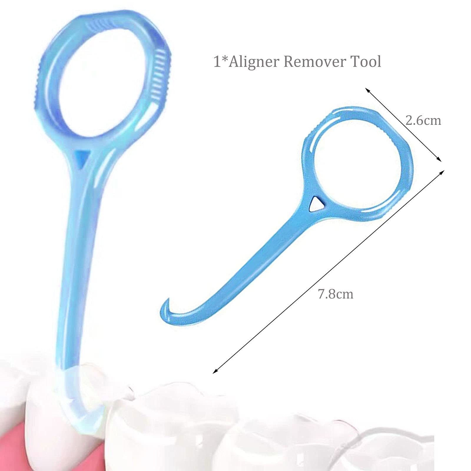 Oral Care Disassembly Kit/7pcs Including 1 Retainer Case With Mirror And Vent Ho
