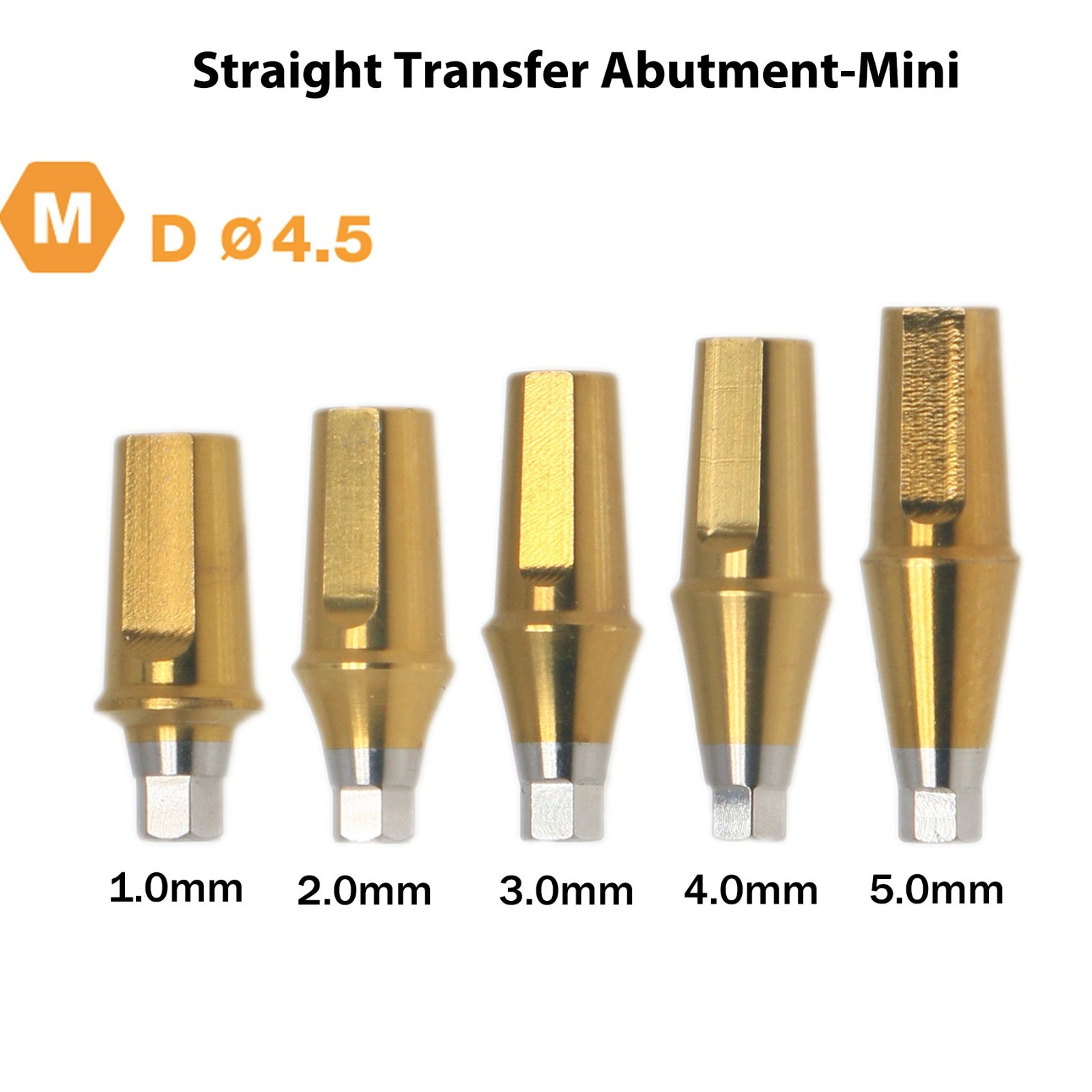 Dental Titanium Straight Transfer Abutment Mini/Regular for Osstem Hiossen TS