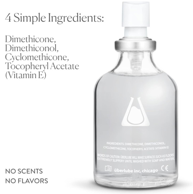 Uberlube Silicone Lube, 112ml, Vaginal & Anal Safe, Unscented, For Couples