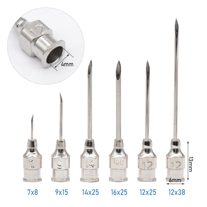 10 Pcs Reusable Veterinary Needle Animal/Pet/Livestock Multiple sizes available