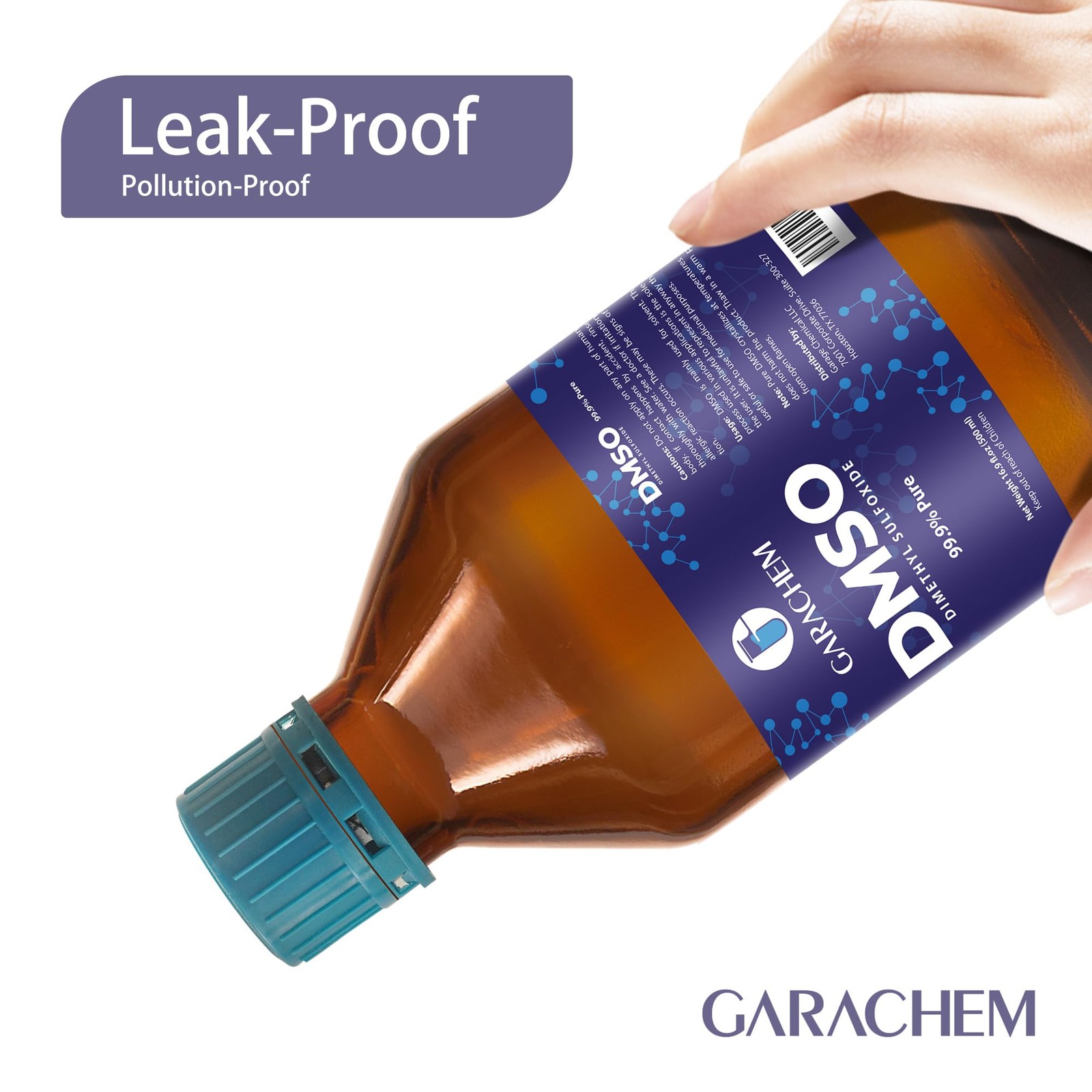 Pure DMSO in a Glass Bottle, Liquid Dimethyl Sulfoxide 16.9 OZ,…