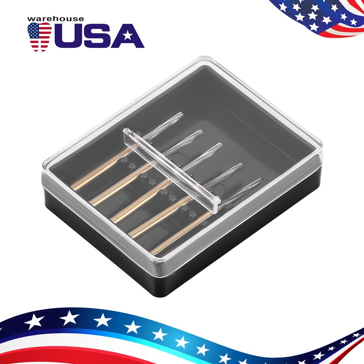 5PCS Dental Endodontic ENDO-Z Tungsten Carbide Burs FG Round Bur High Speed 21mm
