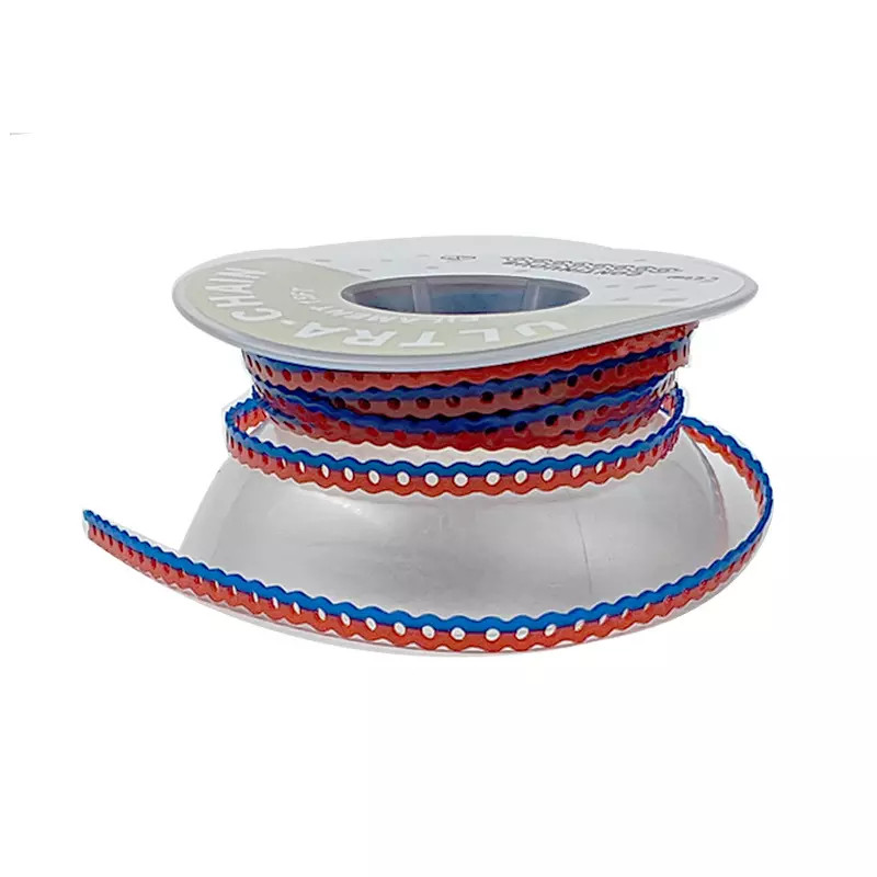 Dental Orthodontic Colored Elastic Power Chain 15ft Long/Short/Continuous