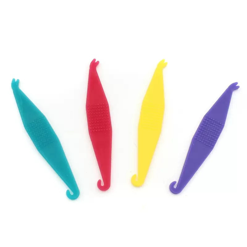 Dental Orthodontic Elastic Placer Elastic Rubber Band Placers Mixed Color