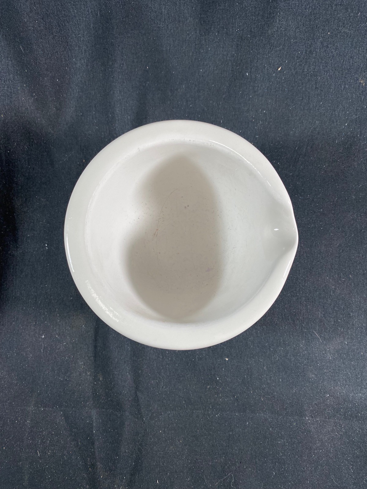 COORS COORSTEK 275mL Glazed Porcelain Mortar 180mm Pestle Set 60319/60320