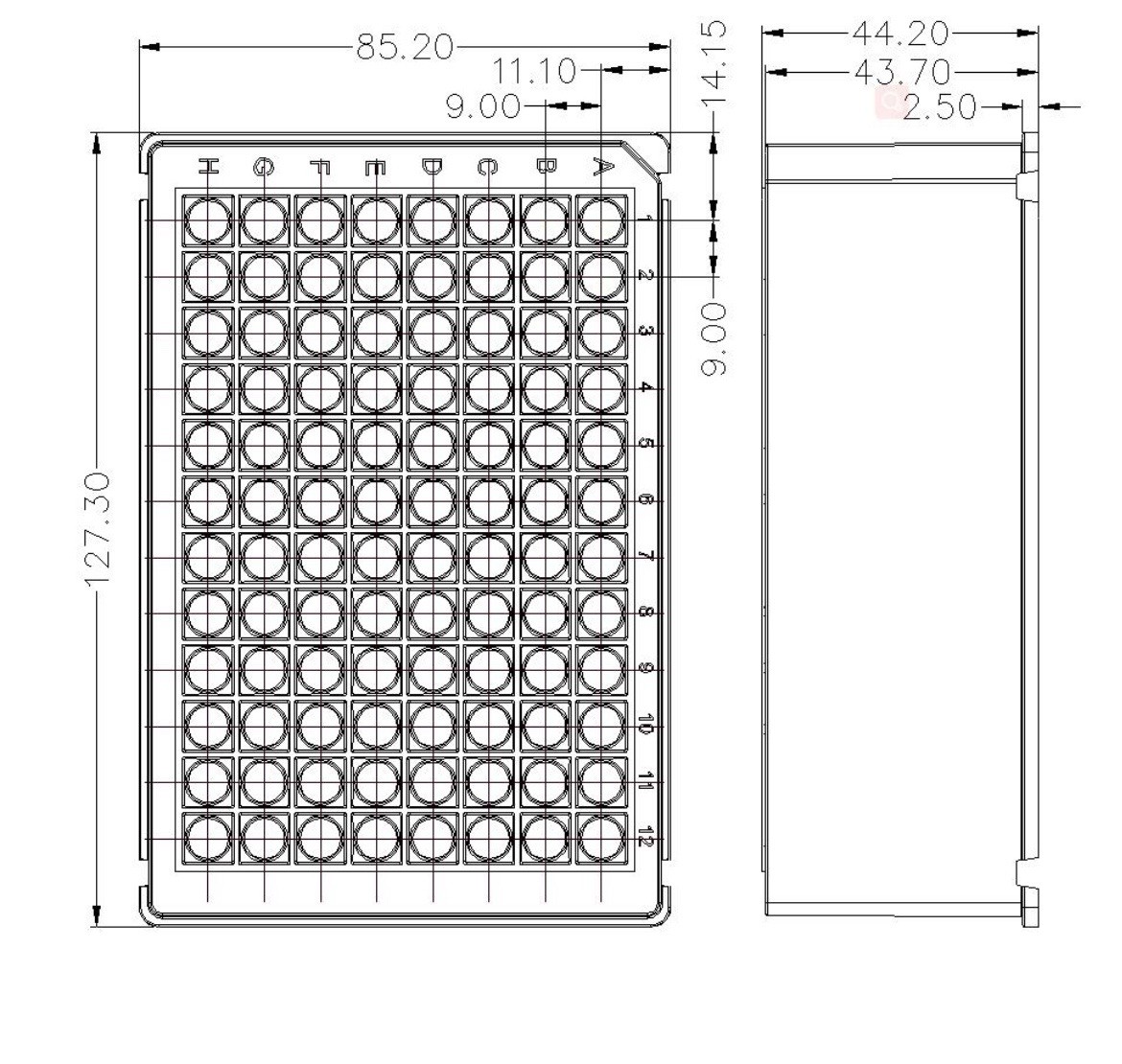 10-PACK 2.2ml 96-Well Deep Well Plate for KingFisher Flex, Duo Prime, Presto