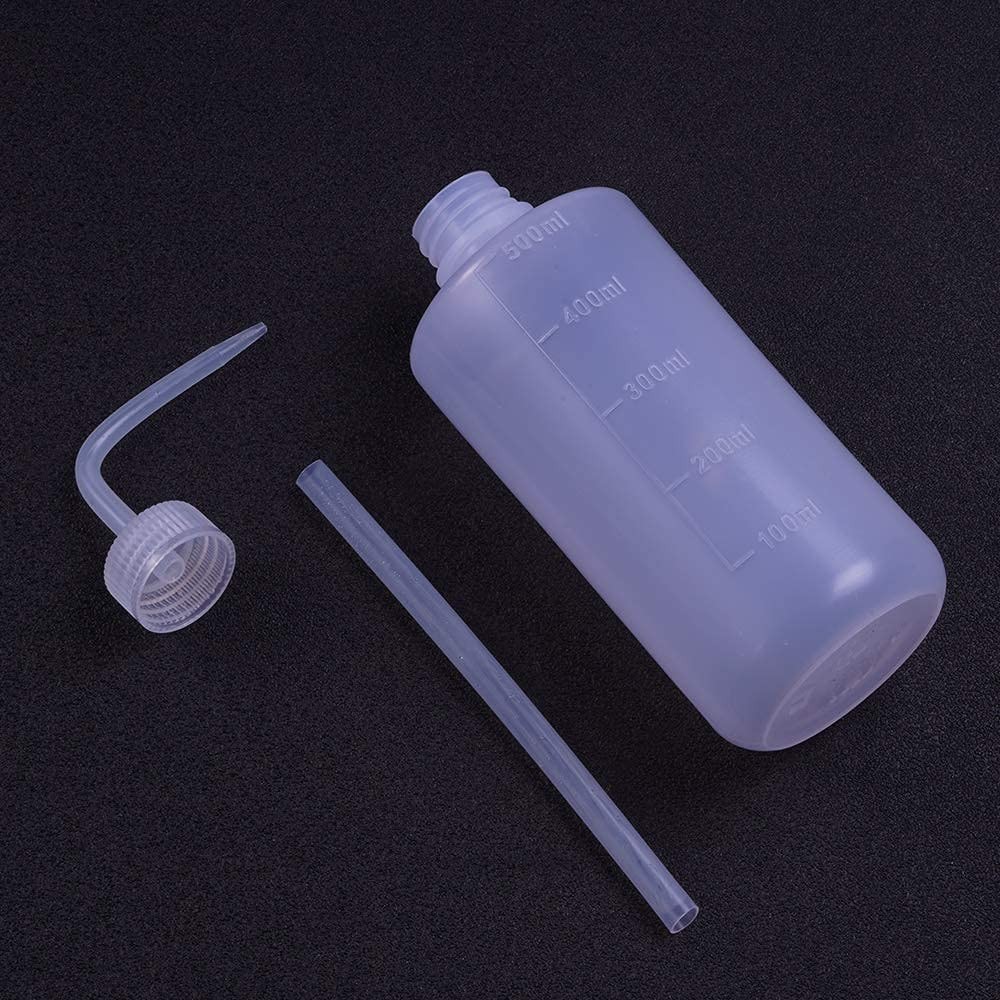 UPTATSUPPLY Tattoo Wash Bottle 3PCS 500ml, Squeeze 3PC 500ML white, white