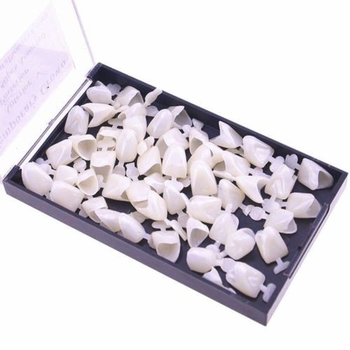 50 Pcs/Box Dental Oral Temporary Anterior Teeth Crown Veneers Synthetic Resin