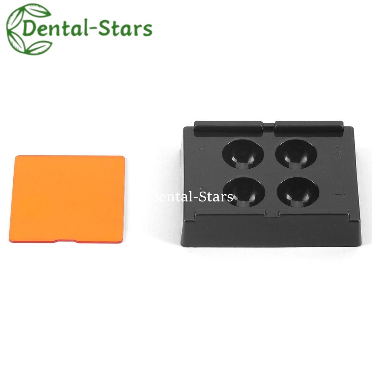 5/20Pcs Dental Resin Shade Light Box Mixing Wells Protector Veneer Storage Case