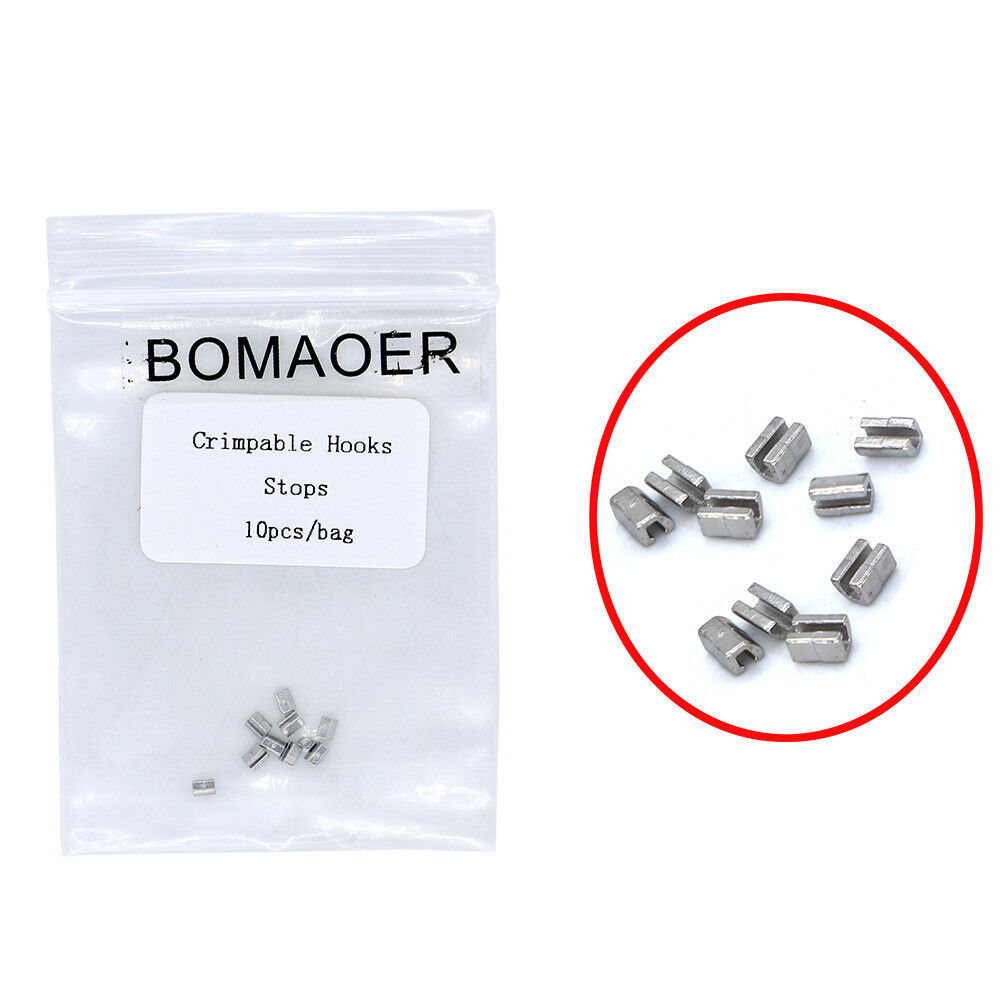 Crimpable Hook Stops 10pcs per Pack – Orthodontic Dental 1-100 Packs