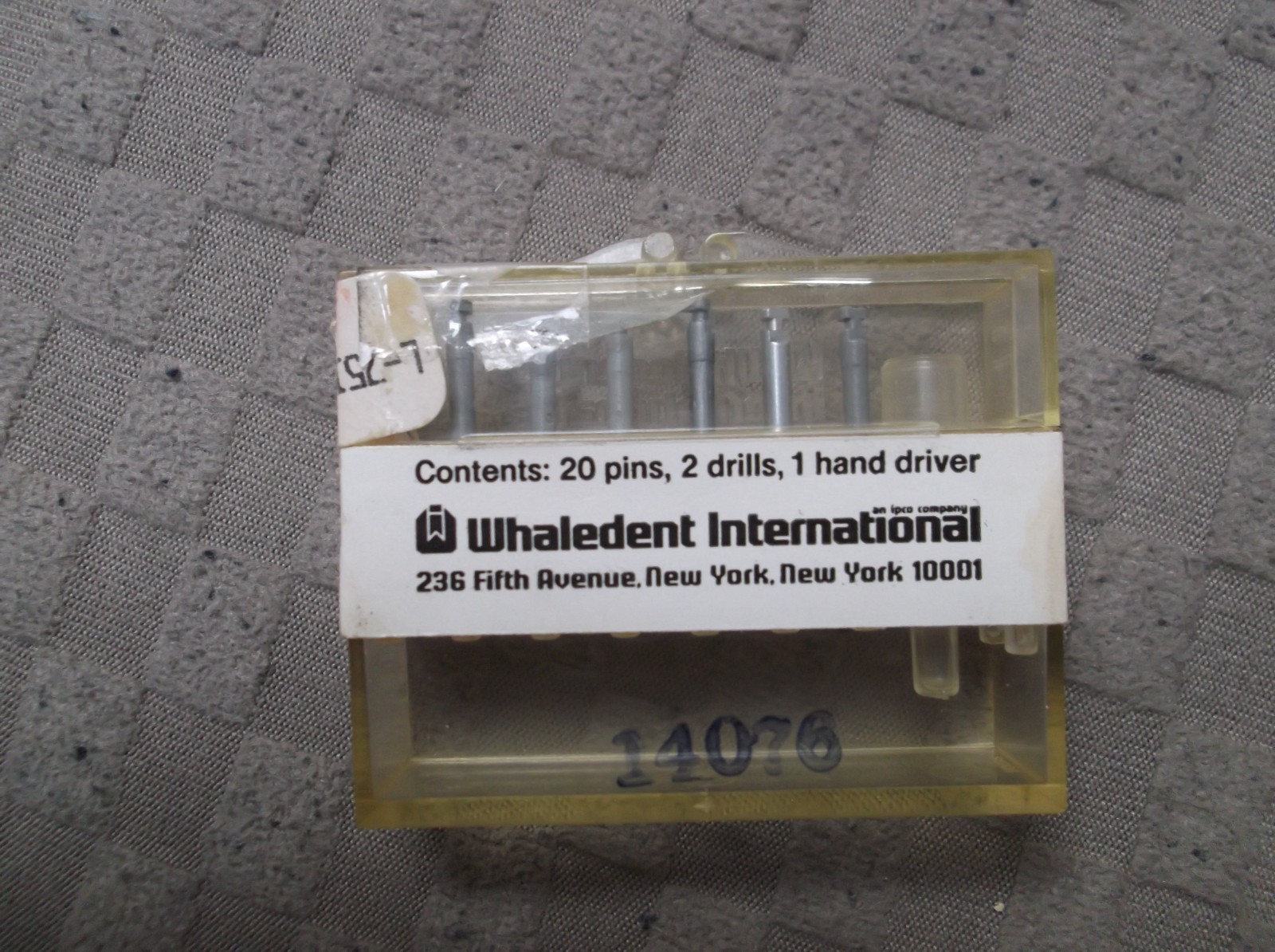 TMS Dental pins (5) Boxes of Minum(silver) New and Used
