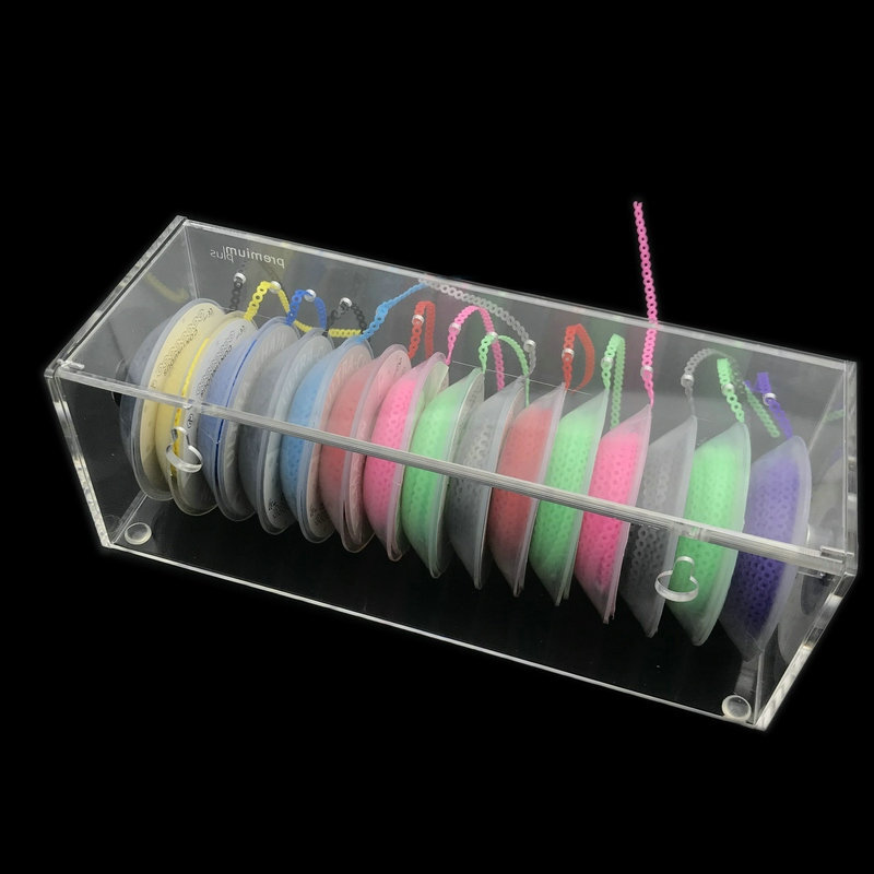 Dental Orthodontic Power Chain Ligature Tie Organizer Storage Box Arch Wire Box
