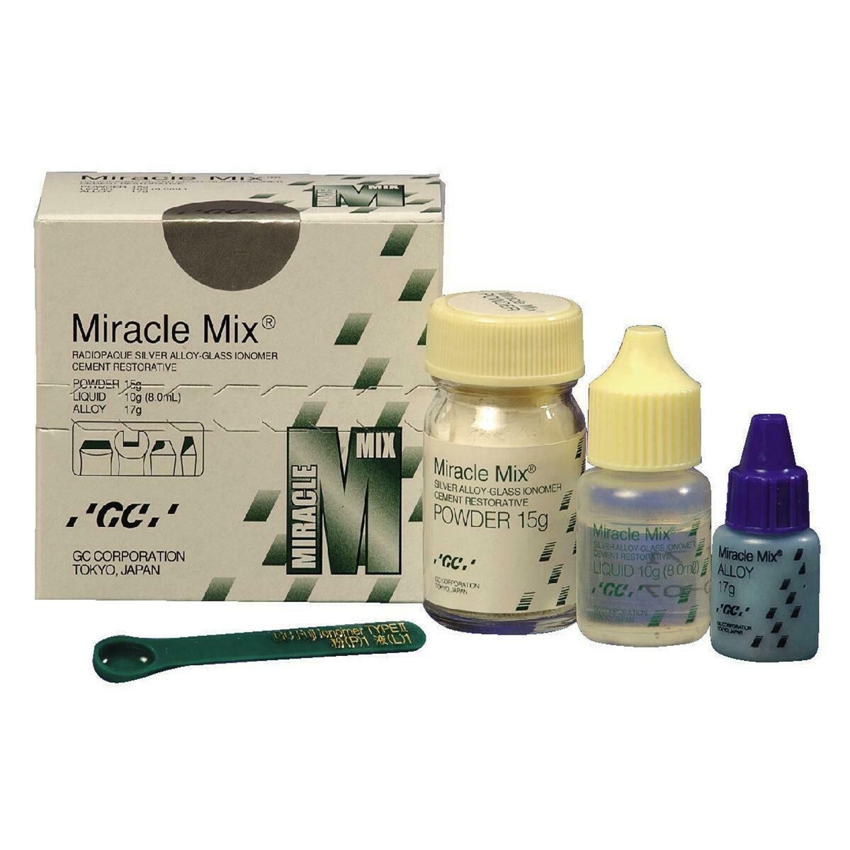Miracle Mix Silver-Alloy Powder & Liquid Kit by GC (EXPIRY 23 May 2025)
