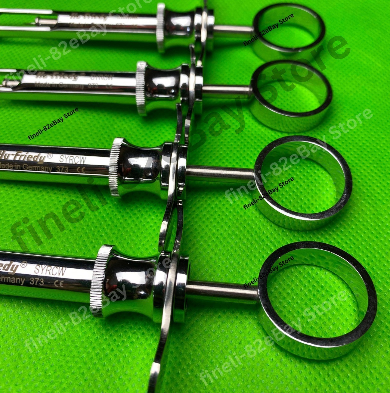 Lot of 4x Hu-Friedy CW Style Dental Anesthetic Aspirating 1.8ml Syringe SYRCW