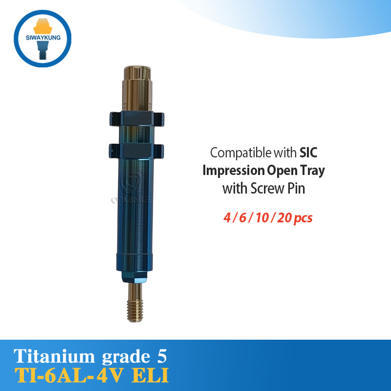SIC BU3.3 compatible Impression transfer Open Tray L22.5mm 4-20Pcs