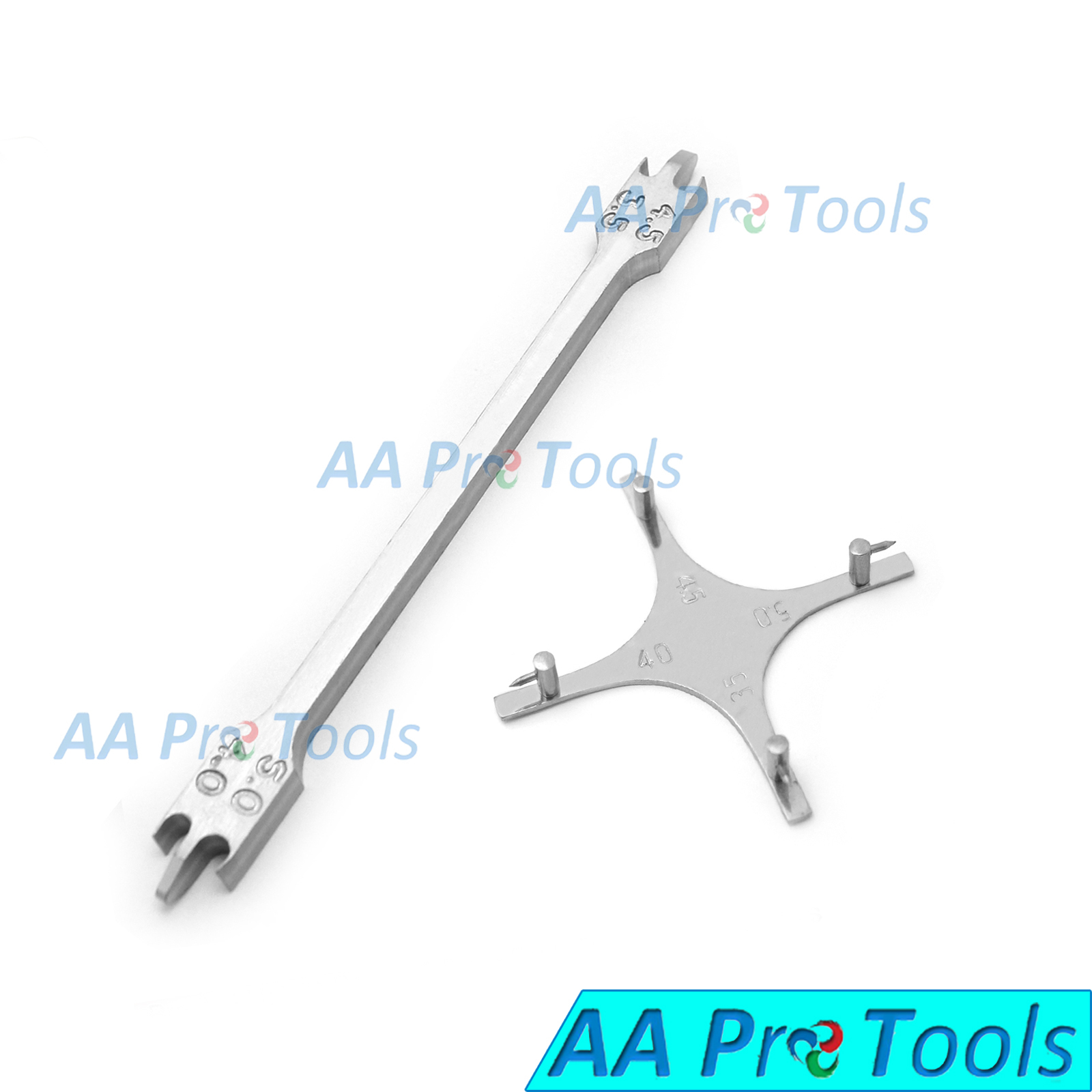AA Pro: 2 Pcs Dental Orthodontics Height Measure Bracket 022 and Boone Gauge Ins