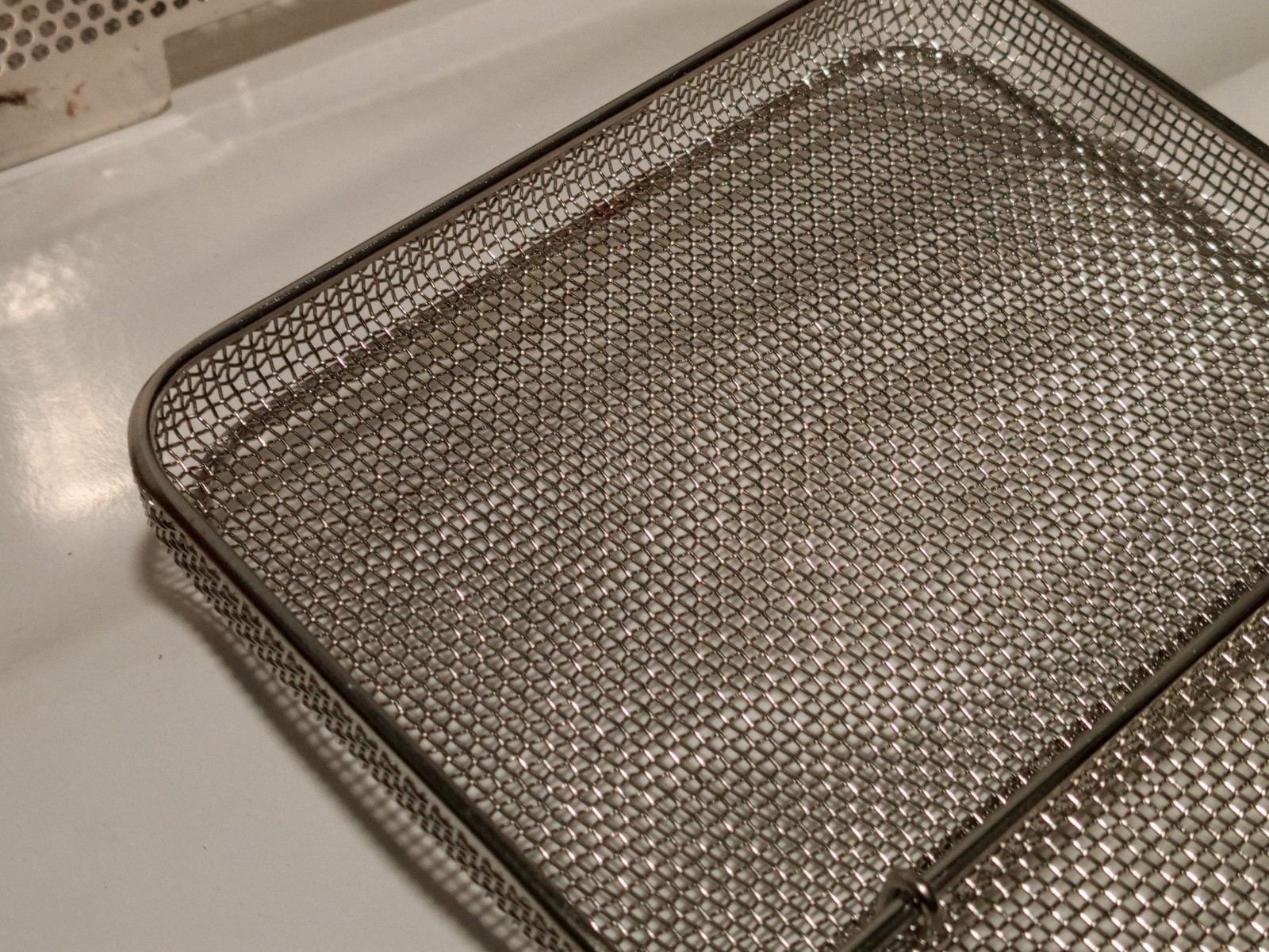 Unbranded Stainless Sterilization Tray Basket Set With Insert And Lid As Shown