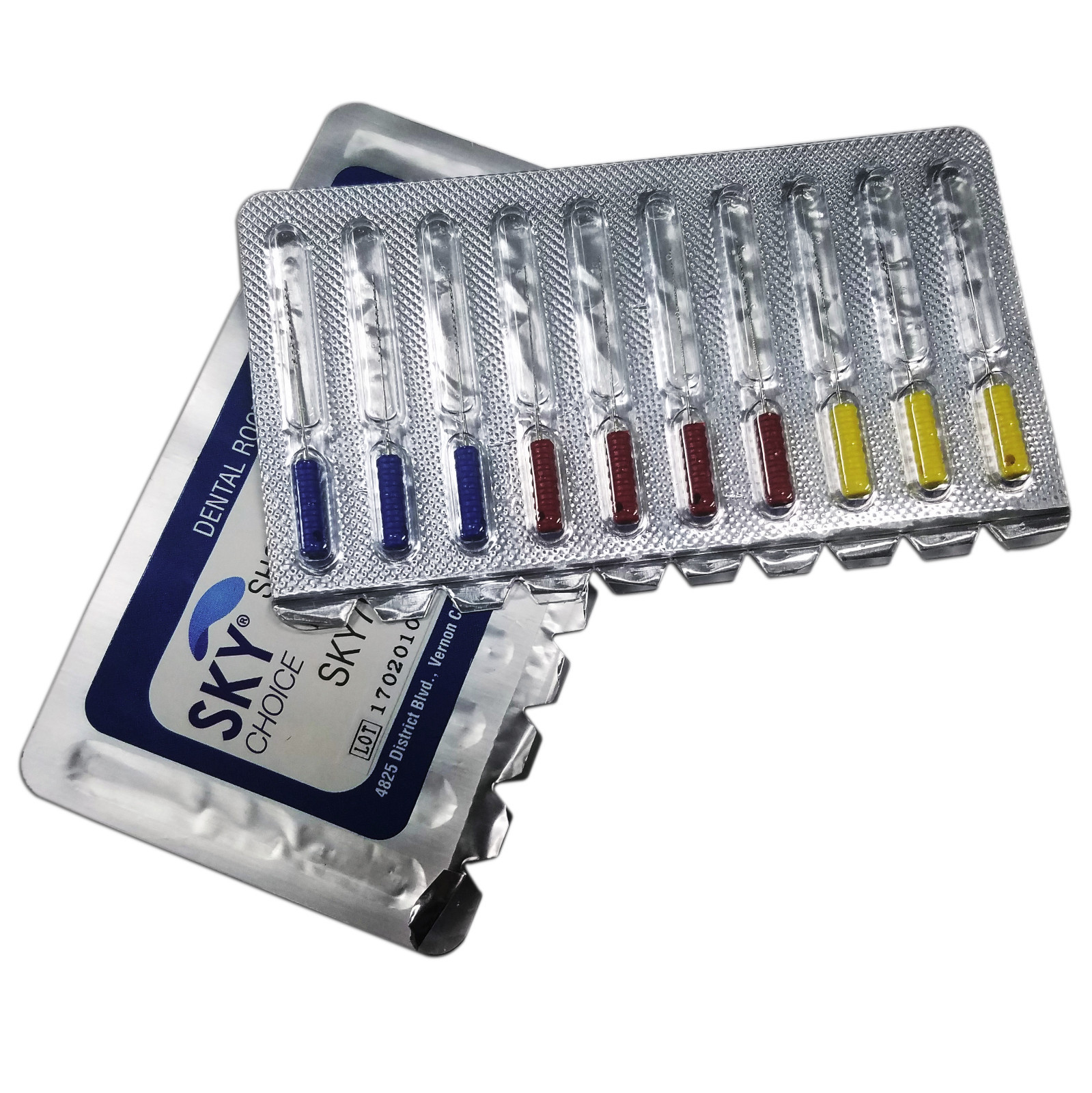 10x Barbed Broaches Top Quality Color Coded, Stainless Steel All Sizes