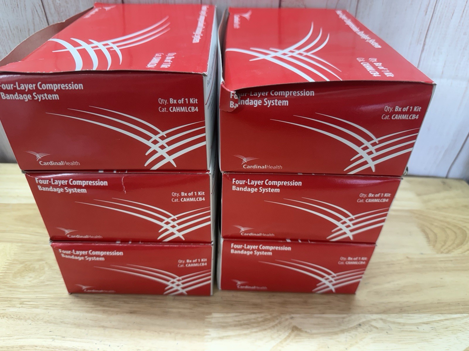 LOT 6X – Cardinal Health Four-Layer Compression Bandage System CAHMLCB4 NIB