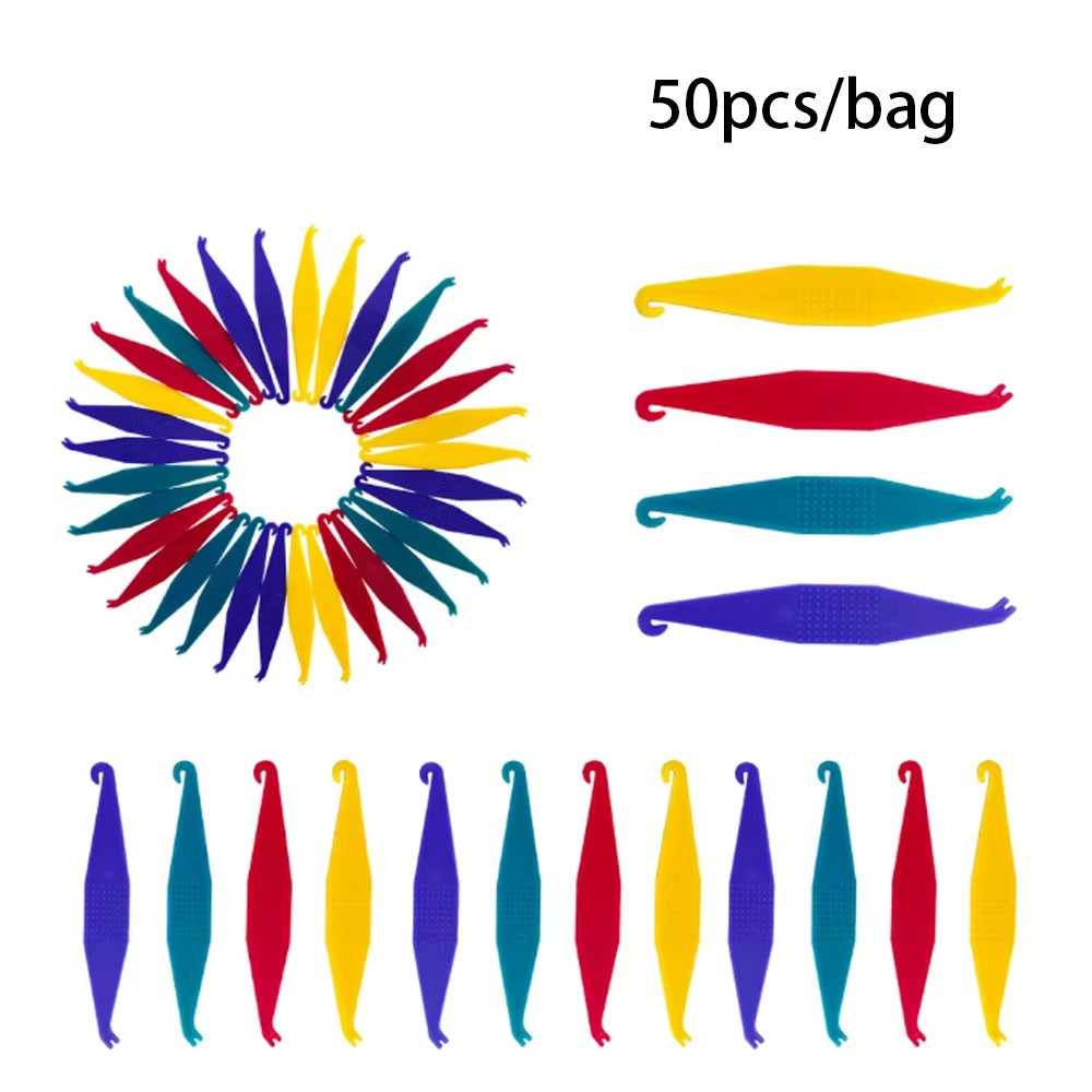 Dental Orthodontic Elastic Placer Elastic Rubber Band Placers Mixed Color